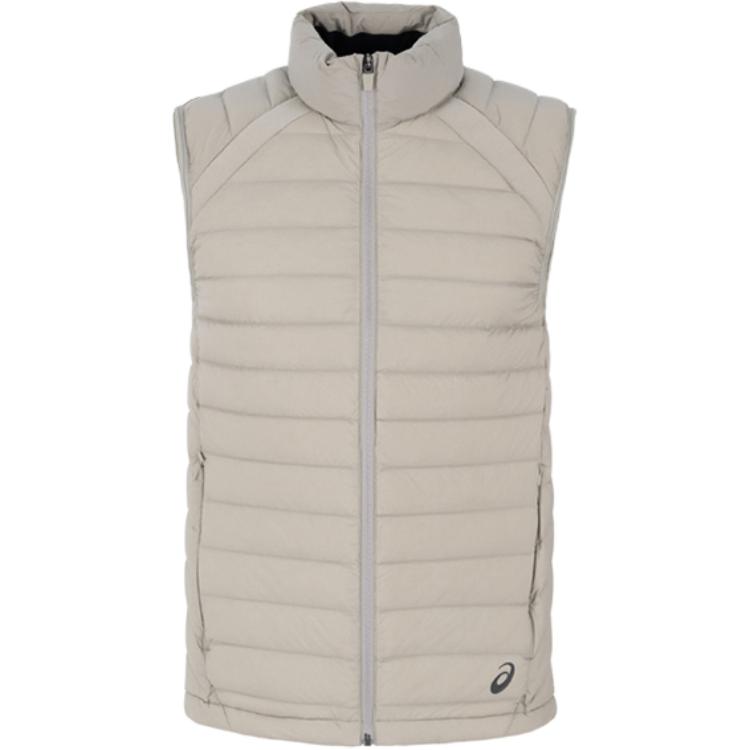 ASICS Мужская серая пуховая жилетка, Gray 
ASICS Мужская серая пуховая жилетка, Gray