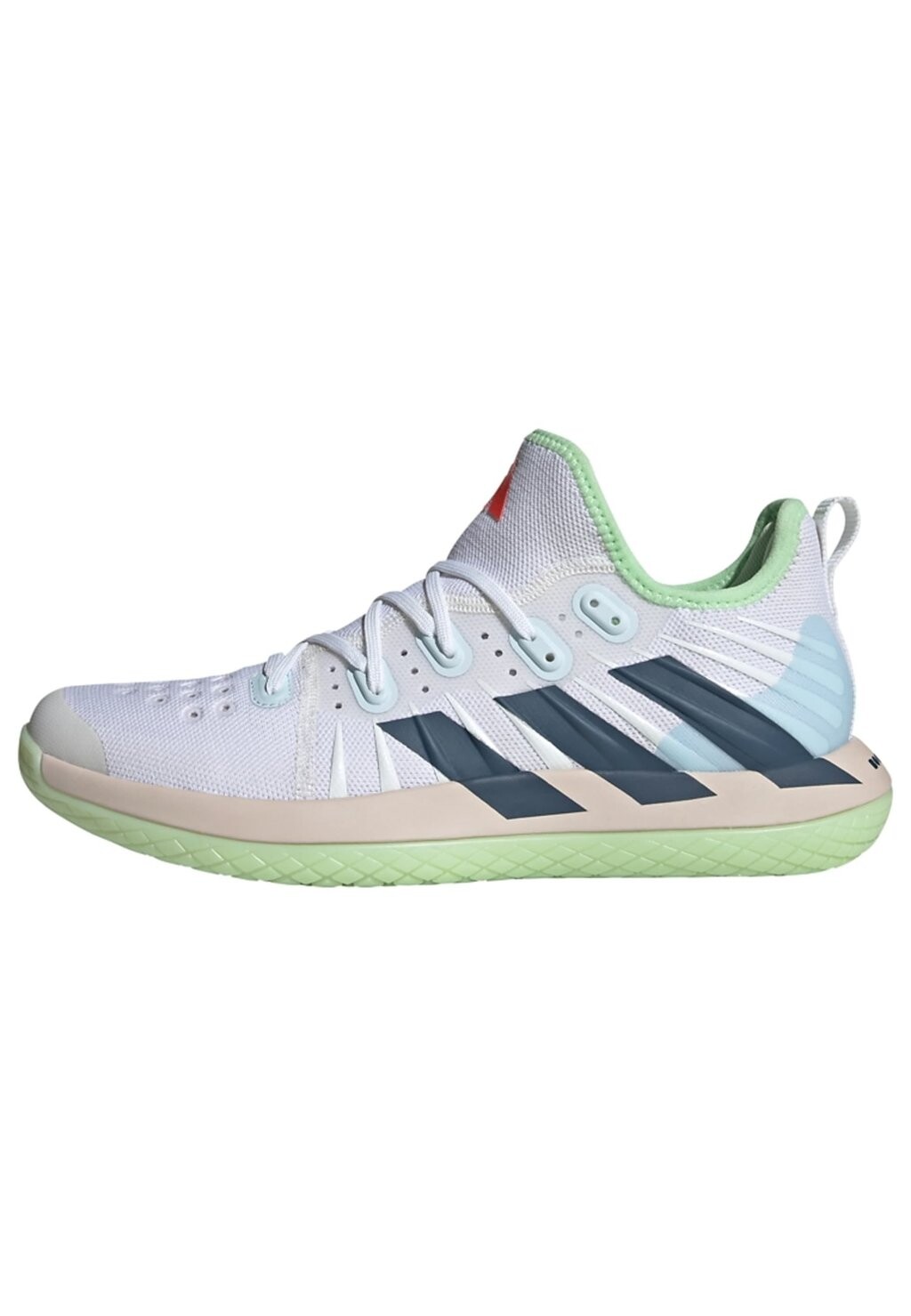 Кроссовки для тенниса с искусственным покрытием Stabil Next Gen Adidas, цвет cloud white preloved ink semi green spark
Кроссовки для тенниса с искусственным покрытием Stabil Next Gen Adidas, цвет cloud white preloved ink semi green spark