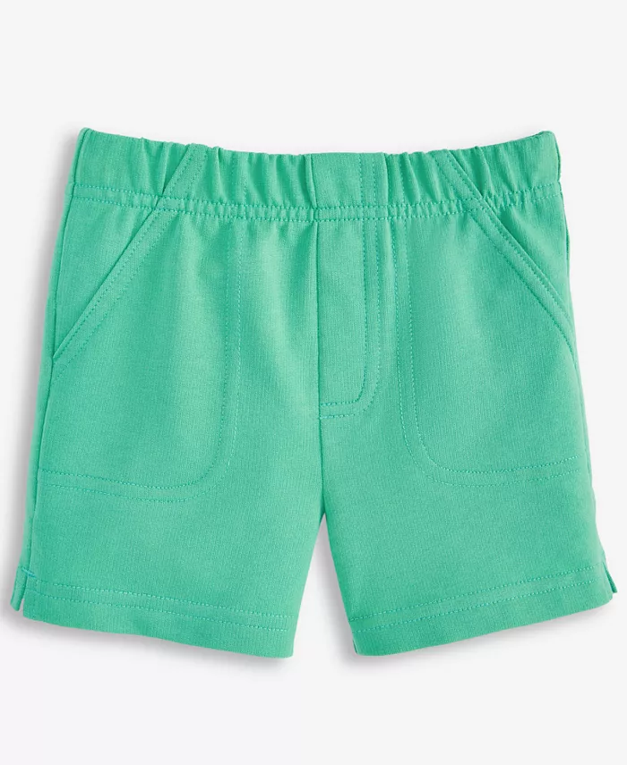 Шорты для мальчиков из велюрового трикотажа First Impressions, зеленый 
Шорты для мальчиков из велюрового трикотажа First Impressions, зеленый