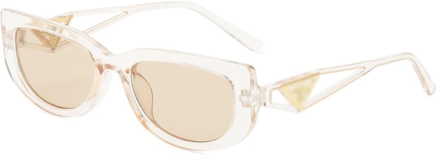 Солнцезащитные очки с защитой от УФ-излучения UV400 | «Кошачий глаз», маленькая оправа | Для женщин и мужчин, для занятий спортом на открытом воздухе и вождения DSVIGF, Clear Champagne
Солнцезащитные очки с защитой от УФ-излучения UV400 | «Кошачий глаз», маленькая оправа | Для женщин и мужчин, для занятий спортом на открытом воздухе и вождения DSVIGF, Clear Champagne