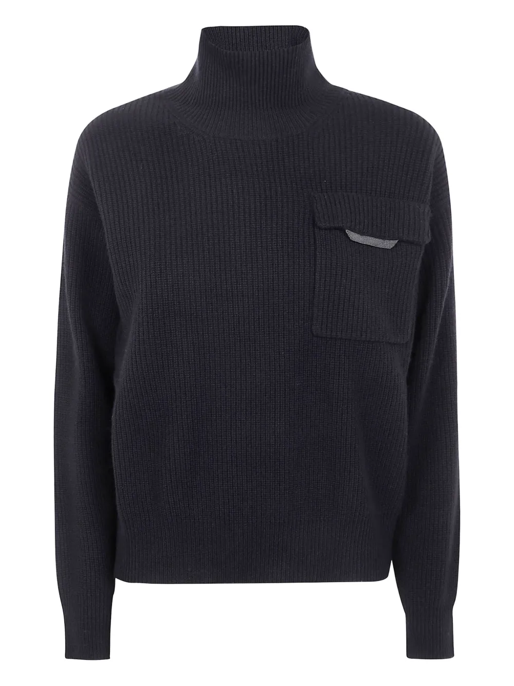 Толстовка с высоким воротником Brunello Cucinelli, черный
Толстовка с высоким воротником Brunello Cucinelli, черный