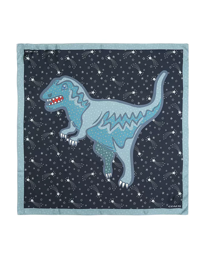Женский шелковый платок квадратной формы Shooting Star Rexy с принтом COACH, черный
Женский шелковый платок квадратной формы Shooting Star Rexy с принтом COACH, черный