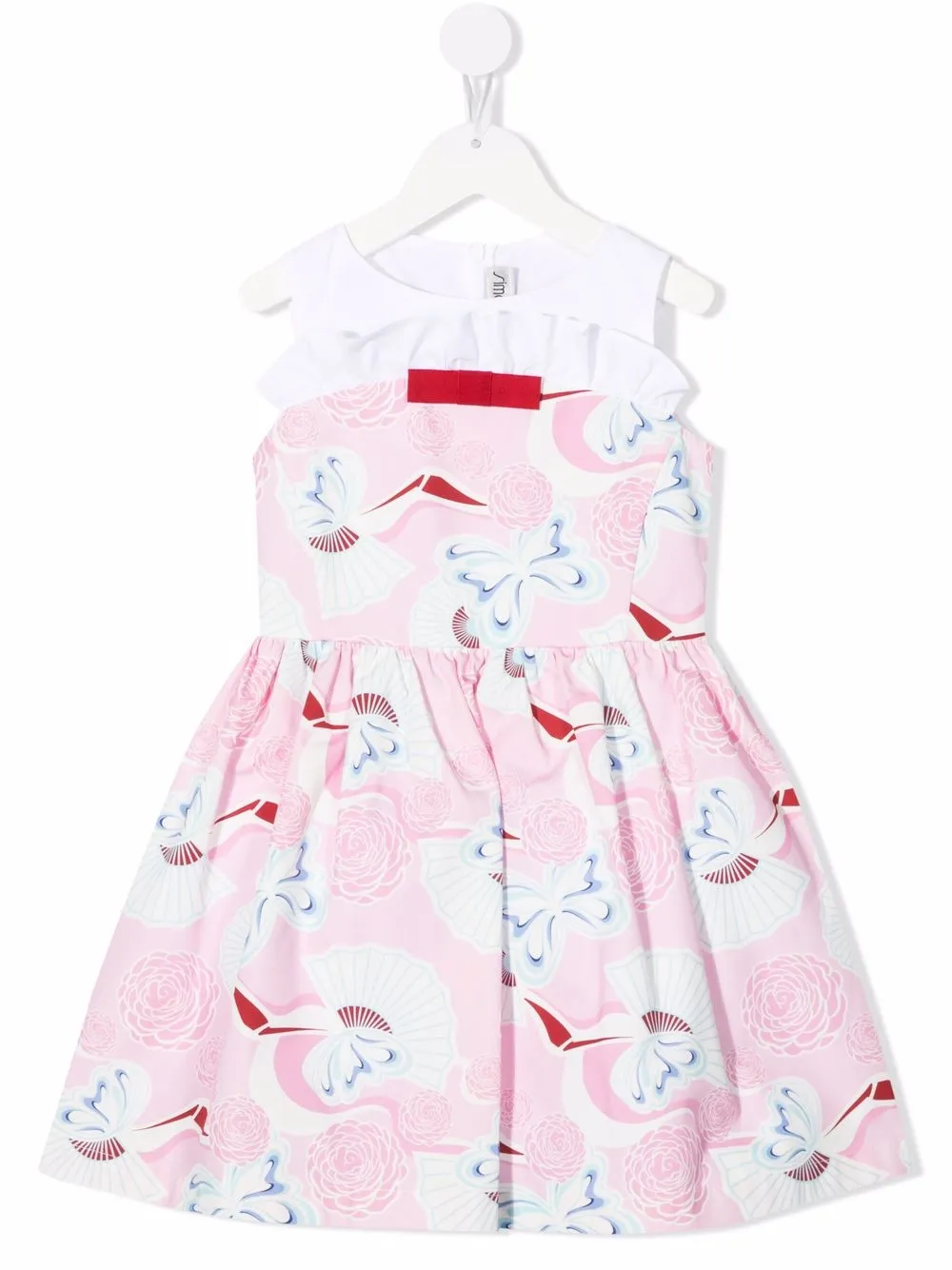 Платье миди с оборками и принтом Simonetta, розовый
Платье миди с оборками и принтом Simonetta, розовый