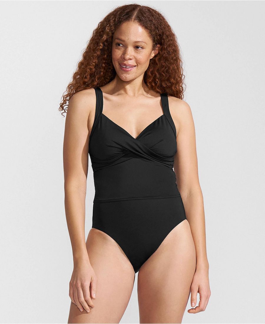 Женский топ-мидики с запахом и чашкой DDD, размер сердечка Lands' End, Black
Женский топ-мидики с запахом и чашкой DDD, размер сердечка Lands' End, Black