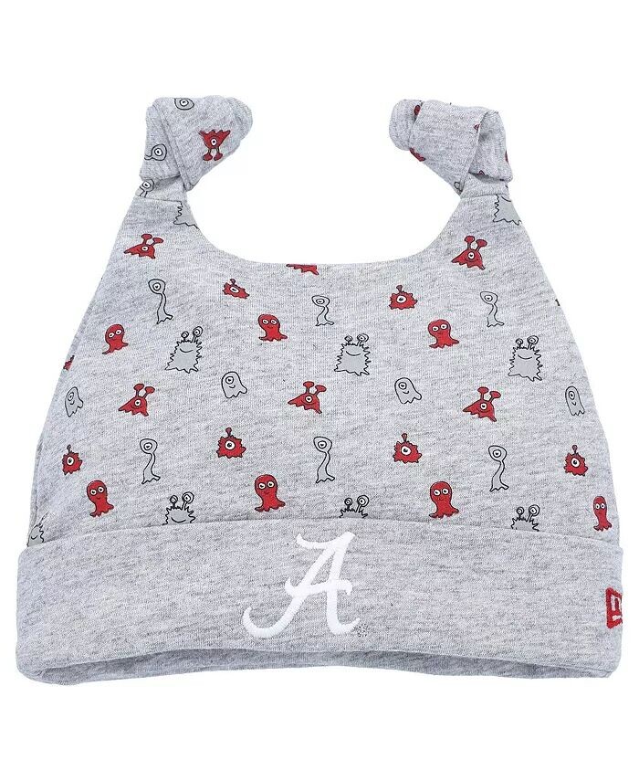 Новорожденные и младенцы мальчики и девочки Хизер Грей Алабама Кримсон Тайд Криттер вязаная шапка с манжетами New Era
Новорожденные и младенцы мальчики и девочки Хизер Грей Алабама Кримсон Тайд Криттер вязаная шапка с манжетами New Era