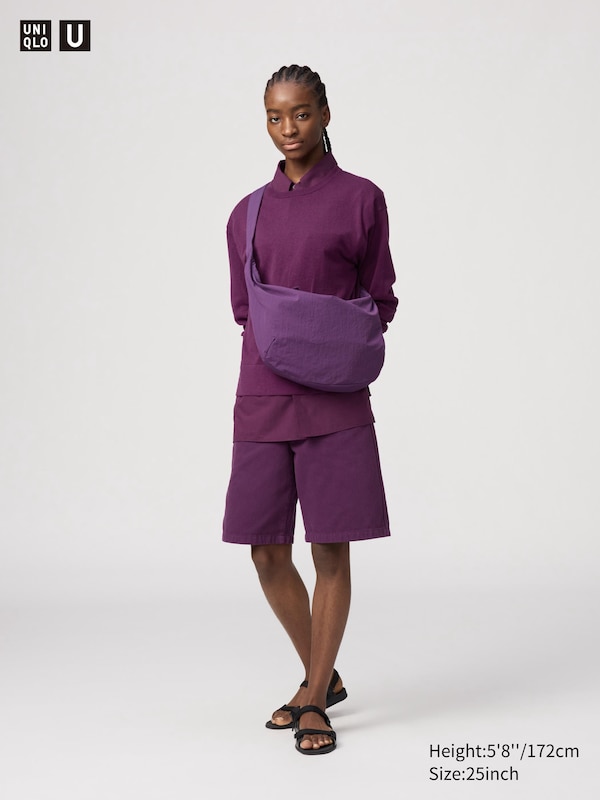 Джинсовые шорты-бермуды Uniqlo, фиолетовый
Джинсовые шорты-бермуды Uniqlo, фиолетовый