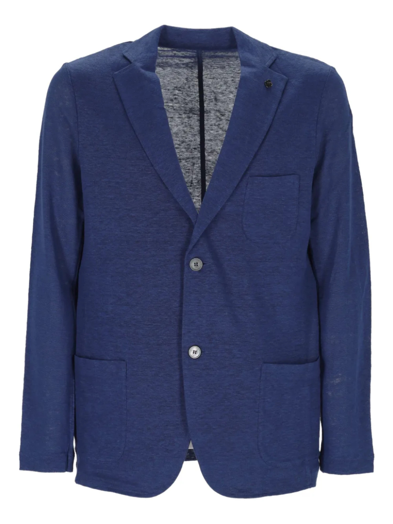 Льняной однобортный пиджак Gran Sasso, синий
Льняной однобортный пиджак Gran Sasso, синий