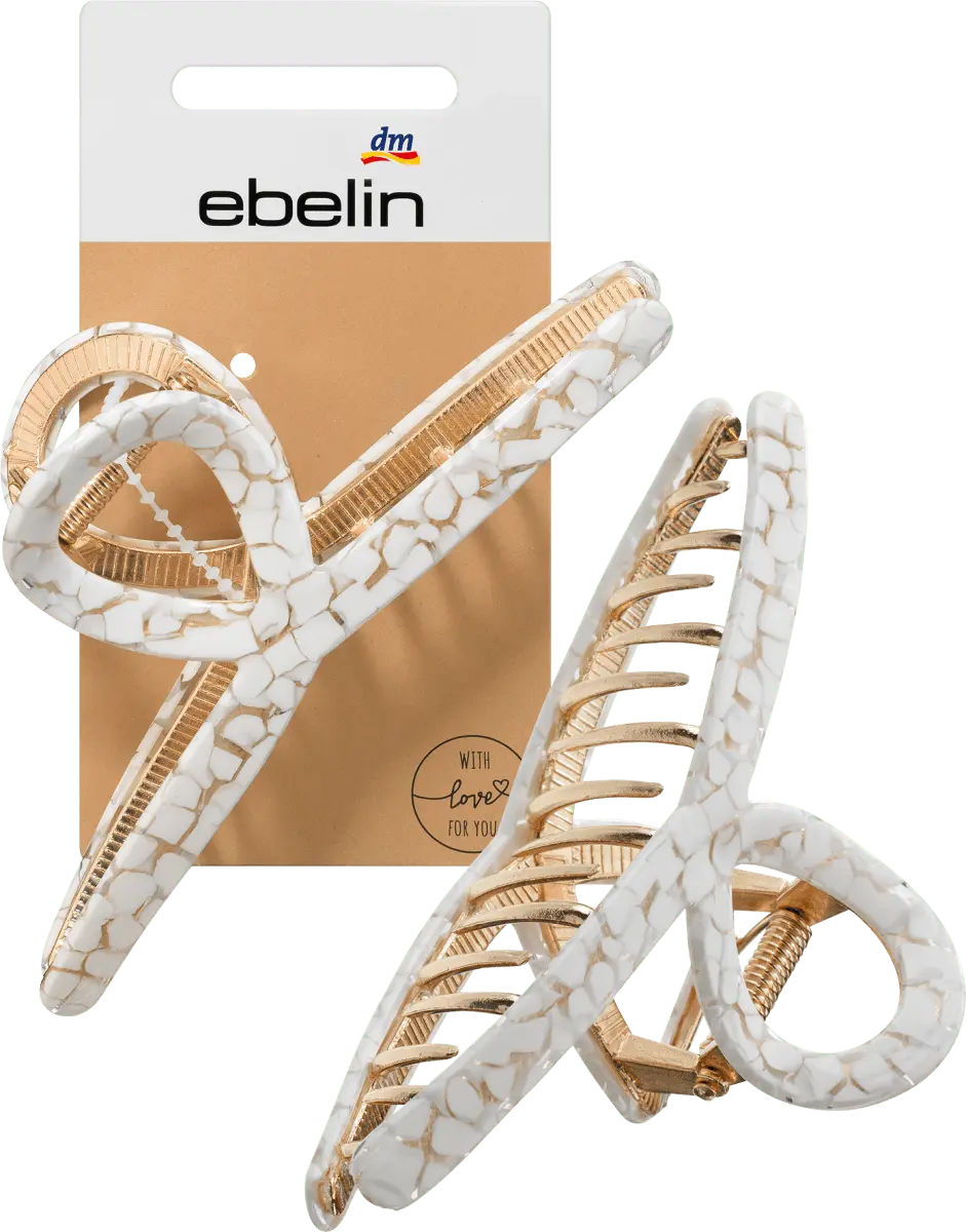 Заколка для волос белый/золотистый 1 шт. ebelin
Заколка для волос белый/золотистый 1 шт. ebelin