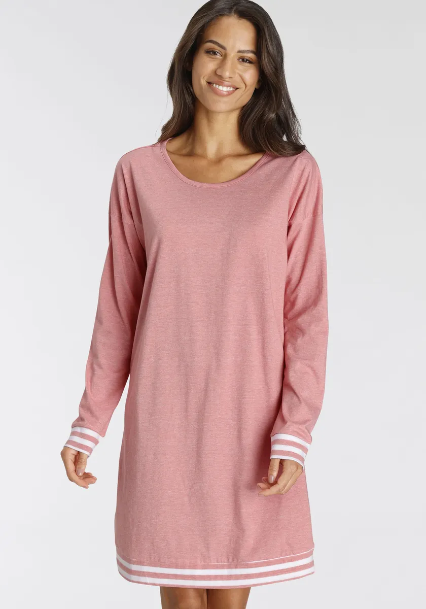 Ночная рубашка Vivance Dreams с полосками, розовый
Ночная рубашка Vivance Dreams с полосками, розовый