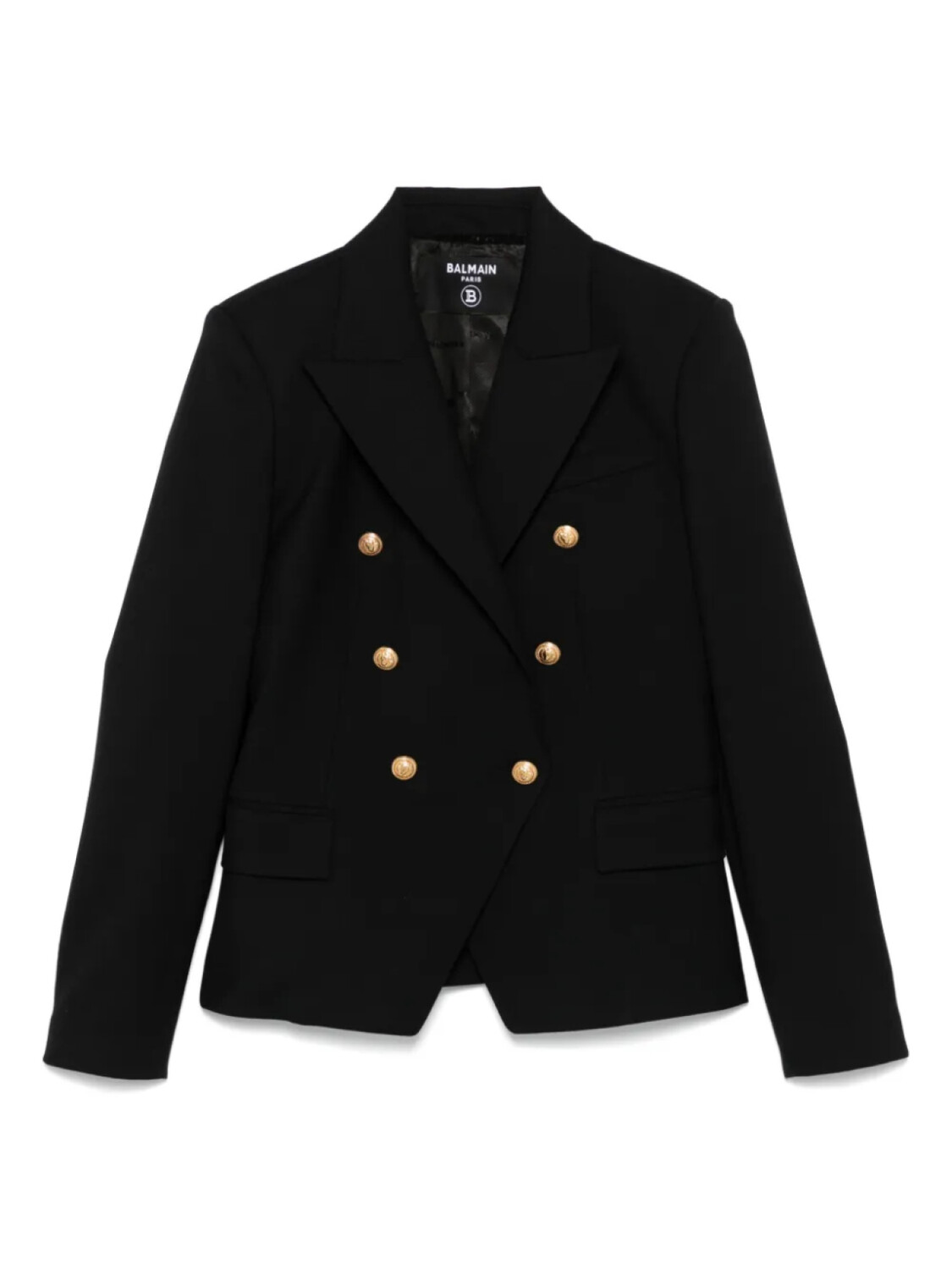 Balmain Kids блейзер с тисненым логотипом, черный
Balmain Kids блейзер с тисненым логотипом, черный