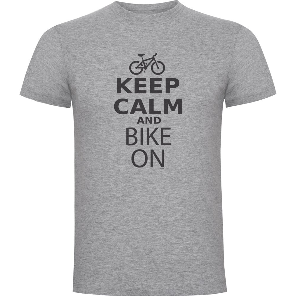Футболка Kruskis Keep Calm And Bike On, серый 
Футболка Kruskis Keep Calm And Bike On, серый