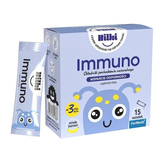 Formeds, Hilki Immuno, со вкусом банана, 15 пакетиков
Formeds, Hilki Immuno, со вкусом банана, 15 пакетиков