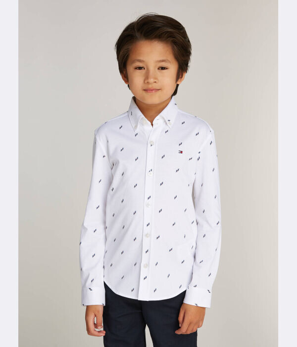 Рубашка детская Tommy Hilfiger с принтом, белый
Рубашка детская Tommy Hilfiger с принтом, белый