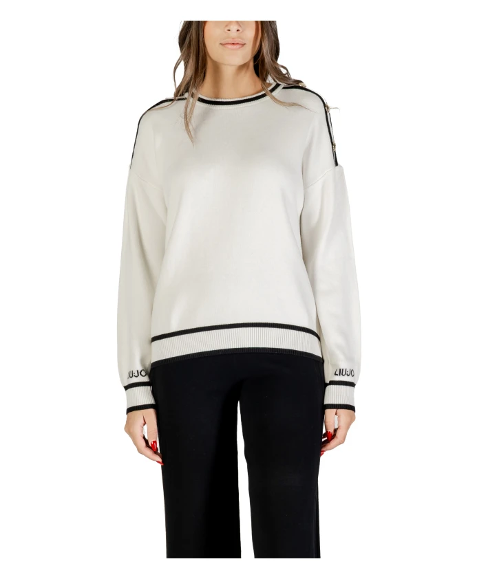 Пуловер Chiusa с застежкой-молнией Liu Jo, белый
Пуловер Chiusa с застежкой-молнией Liu Jo, белый