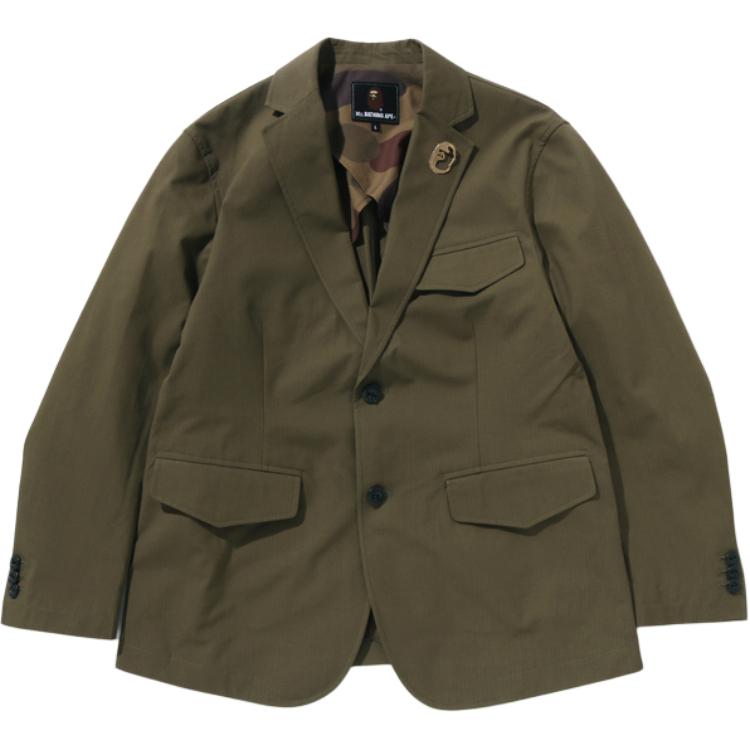 A BATHING APE Блейзер Bape Light Metal Button, Green
A BATHING APE Блейзер Bape Light Metal Button, Green
