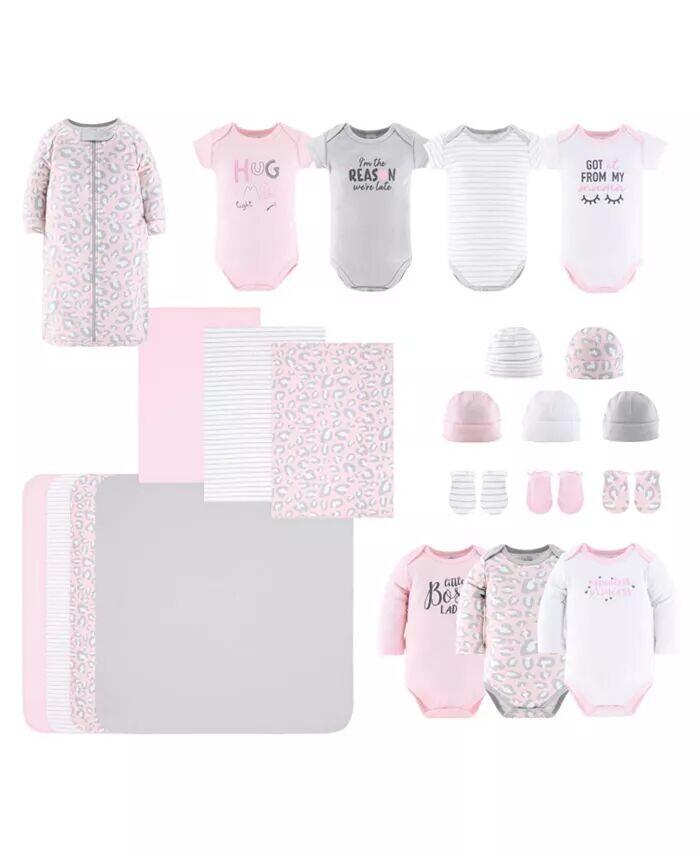 Подарочный набор для новорожденного, для девочек, детское приданое, розовый, серый The Peanutshell, мультиколор
Подарочный набор для новорожденного, для девочек, детское приданое, розовый, серый The Peanutshell, мультиколор