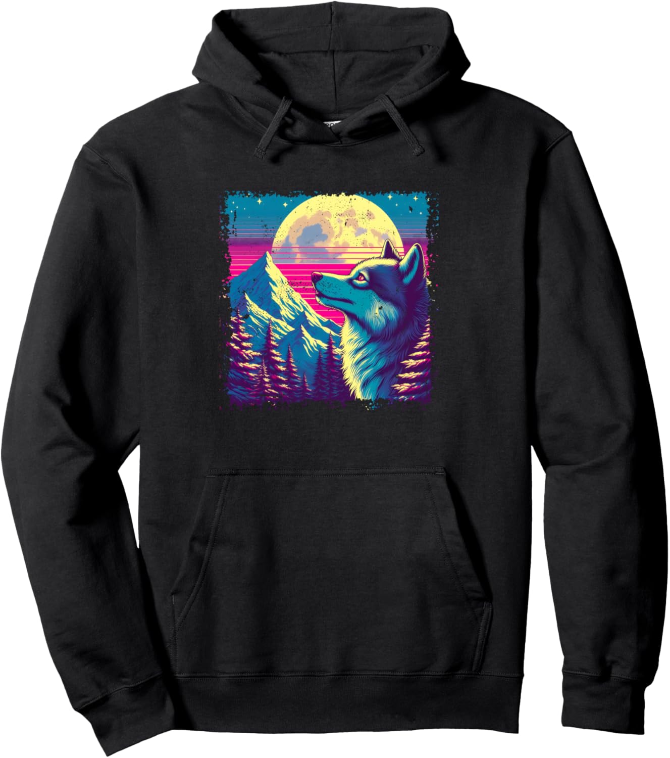 Худи в стиле ретро с изображением волка и лунного взгляда Retro Moon Gazing Wolf Collection, черный
Худи в стиле ретро с изображением волка и лунного взгляда Retro Moon Gazing Wolf Collection, черный