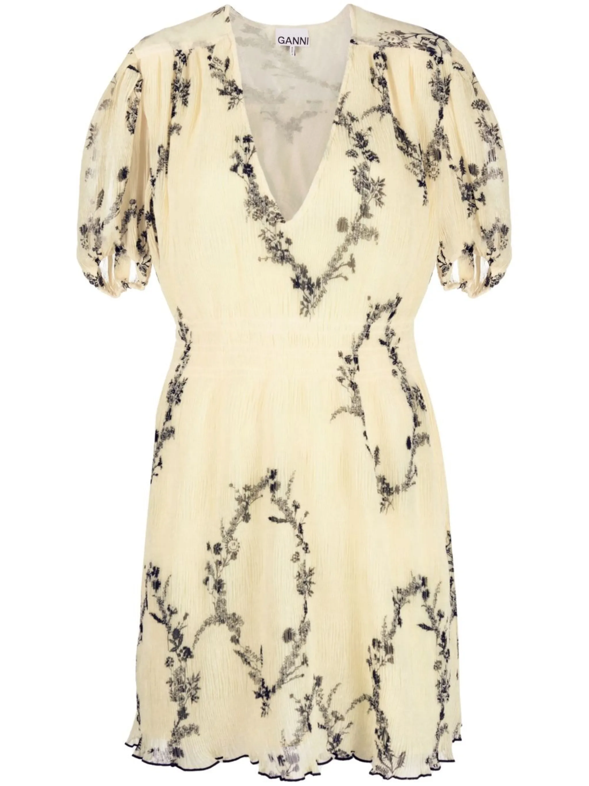 Платье мини из ткани жоржет Ganni, желтый
Платье мини из ткани жоржет Ganni, желтый