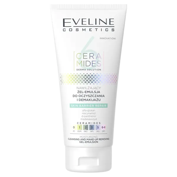 Увлажняющий гель-эмульсия для очищения и снятия макияжа, 150 мл Eveline Cosmetics 6 ceramides
Увлажняющий гель-эмульсия для очищения и снятия макияжа, 150 мл Eveline Cosmetics 6 ceramides