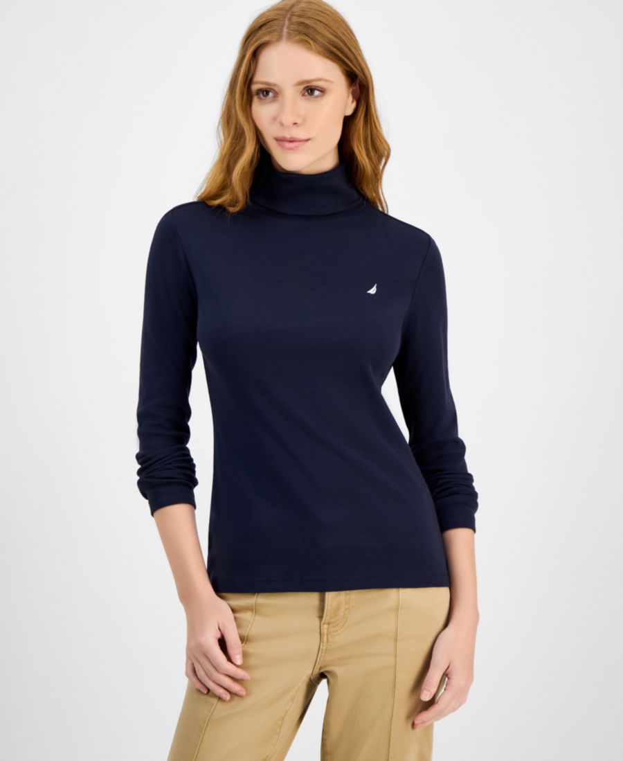 Женская хлопковая водолазка с длинными рукавами, только онлайн Nautica Jeans, Night Sky
Женская хлопковая водолазка с длинными рукавами, только онлайн Nautica Jeans, Night Sky