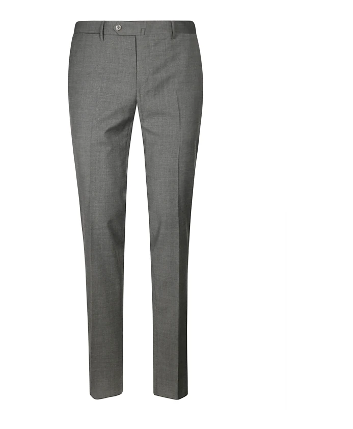 Зауженные брюки из смесовой хлопковой ткани Pt Torino, серый
Зауженные брюки из смесовой хлопковой ткани Pt Torino, серый