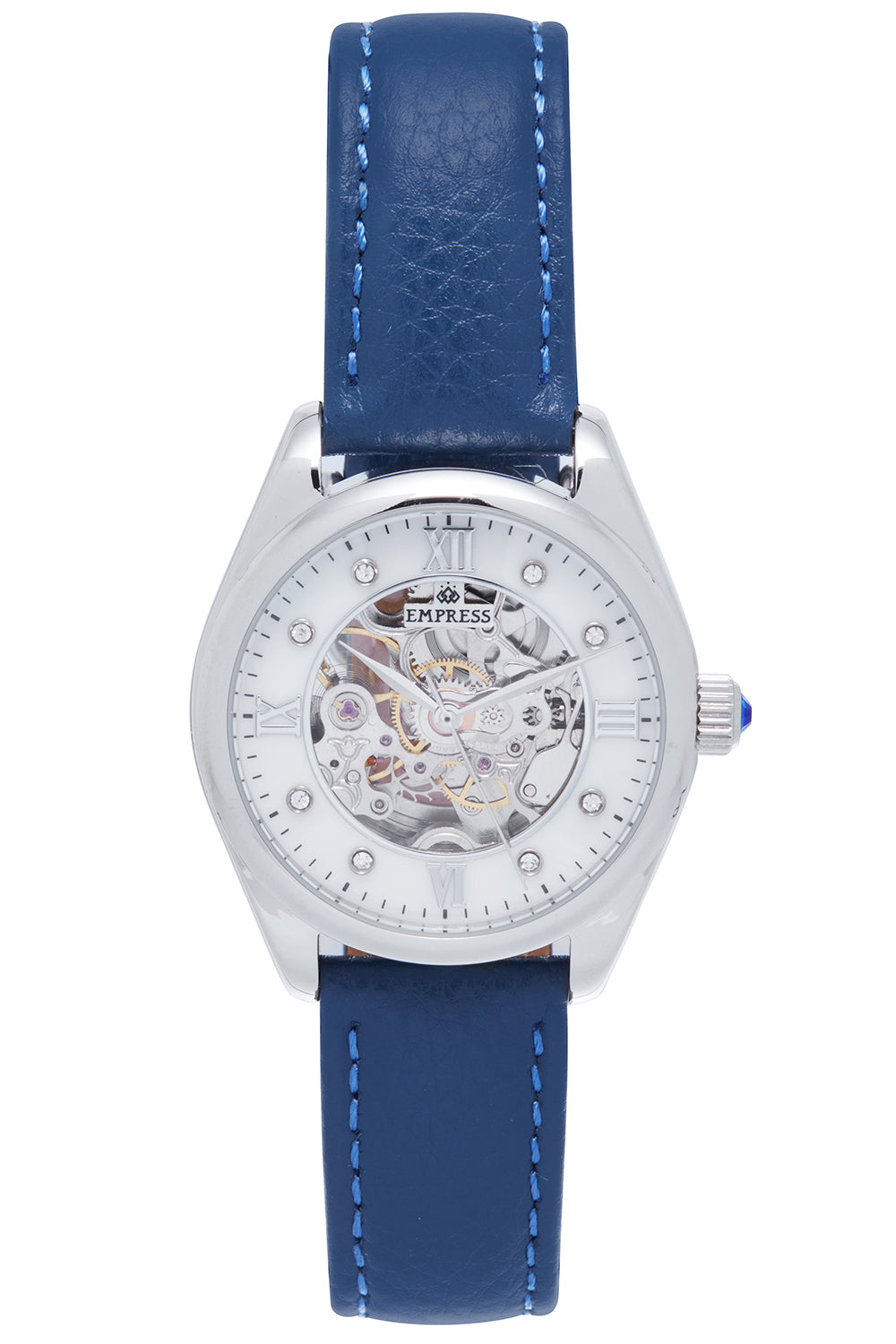 Часы Empress Magnolia Automatic MOP Skeleton Dial Leather Band, синий
Часы Empress Magnolia Automatic MOP Skeleton Dial Leather Band, синий