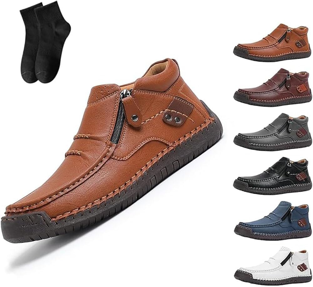 Мужские премиальные кожаные слипон-ботинки ручной работы, повседневные туфли ручной работы, ортопедические лоферы для путешествий и активного отдыха Cadwon, светло-коричневый
Мужские премиальные кожаные слипон-ботинки ручной работы, повседневные туфли ручной работы, ортопедические лоферы для путешествий и активного отдыха Cadwon, светло-коричневый