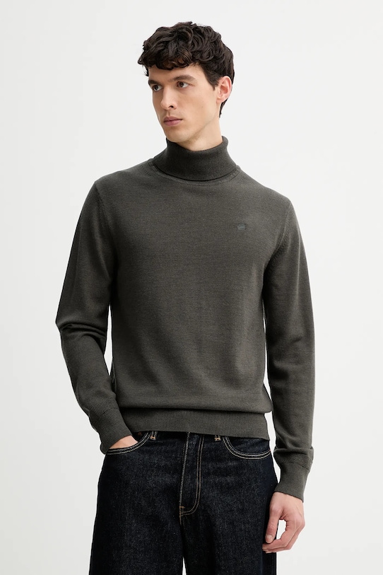 Шерстяной свитер G-Star, зеленый
Шерстяной свитер G-Star, зеленый
