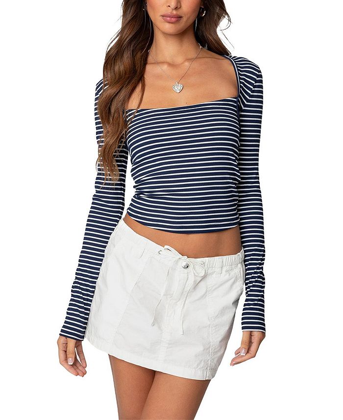 Полосатый топ Алекс Edikted, синий
Полосатый топ Алекс Edikted, синий