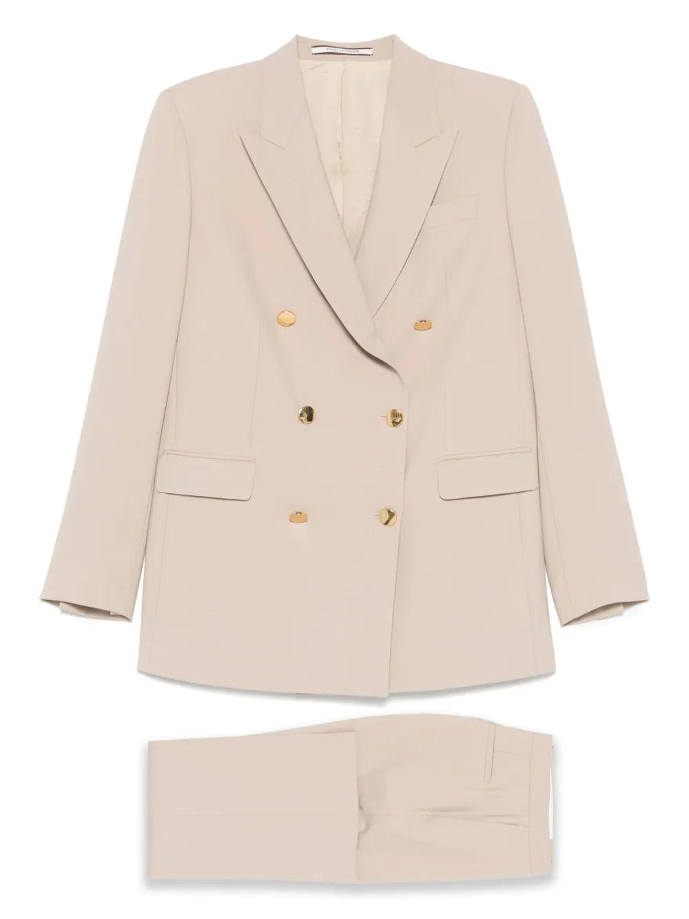 Двубортный костюм с заостренными лацканами TAGLIATORE, нейтральный
Двубортный костюм с заостренными лацканами TAGLIATORE, нейтральный