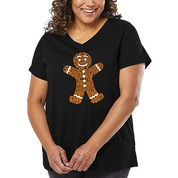 Футболка Gingerbread с V-образным вырезом и принтом для женщин plus size La Pop Art, Black, Черный, Футболка Gingerbread с V-образным вырезом и принтом для женщин plus size La Pop Art, Black
Футболка Gingerbread с V-образным вырезом и принтом для женщин plus size La Pop Art, Black, Черный, Футболка Gingerbread с V-образным вырезом и принтом для женщин plus size La Pop Art, Black