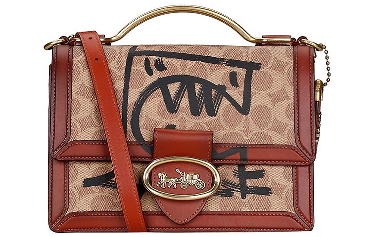 Сумка-баул Riley из кожи, цепная сумка, дамская сумка, сумка через плечо, кроссбоди среднего размера для женщин коричневый с монограммой COACH
Сумка-баул Riley из кожи, цепная сумка, дамская сумка, сумка через плечо, кроссбоди среднего размера для женщин коричневый с монограммой COACH