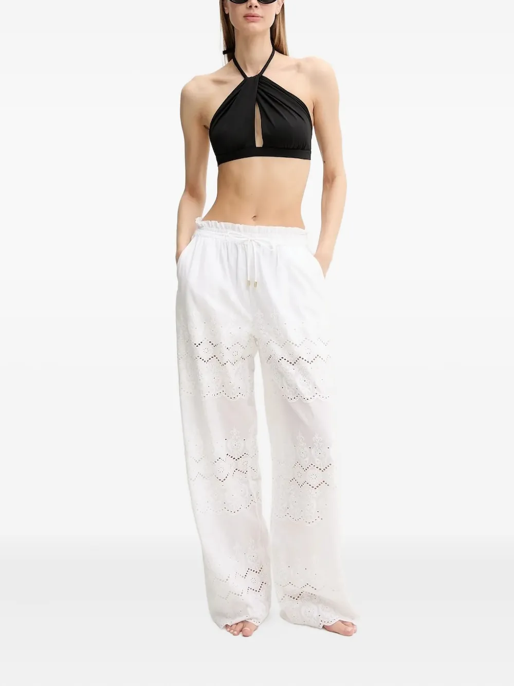 Брюки Immy с вышивкой и английской вышивкой Melissa Odabash, белый
Брюки Immy с вышивкой и английской вышивкой Melissa Odabash, белый