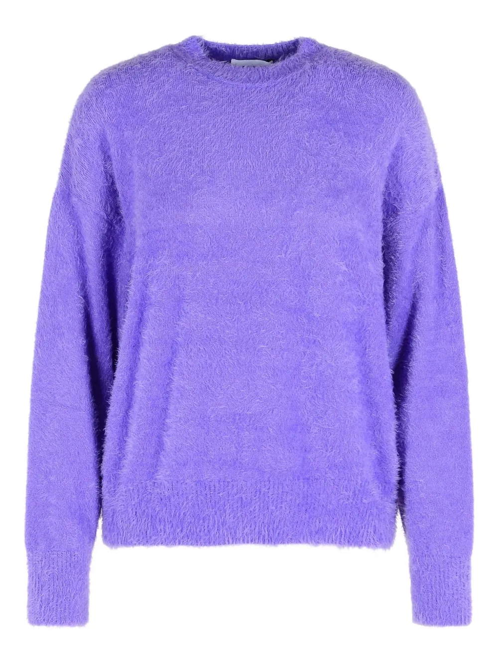 Пушистый свитер с ребристой отделкой MOSCHINO JEANS, фиолетовый 
Пушистый свитер с ребристой отделкой MOSCHINO JEANS, фиолетовый