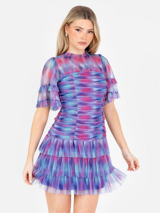 Сборчатое мини-платье из тюля с высоким воротом Anaya With Love, Multi
Сборчатое мини-платье из тюля с высоким воротом Anaya With Love, Multi