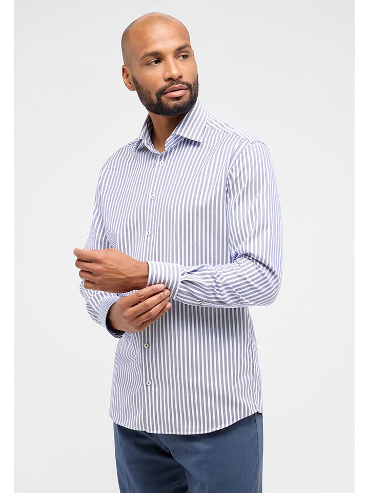 Рубашка Eterna, цвет blau/weiß
Рубашка Eterna, цвет blau/weiß