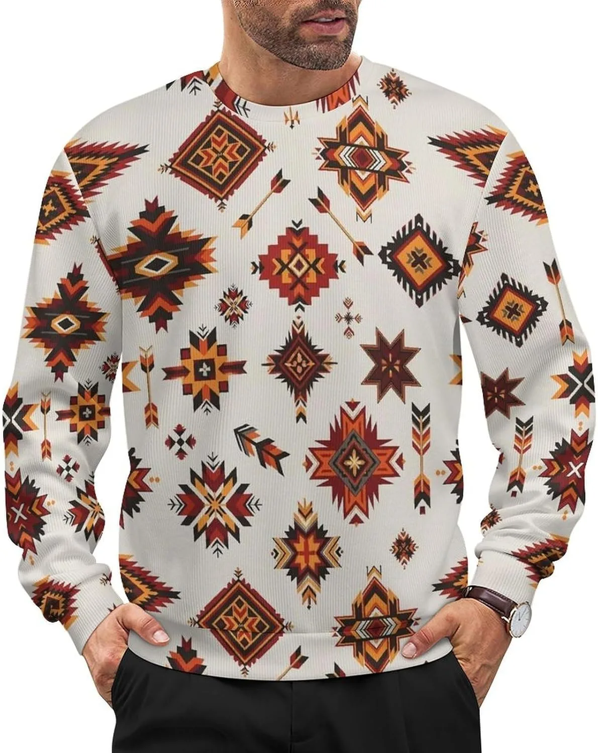 Мужской свитер свободного кроя с длинными рукавами Meaudiwes
Мужской свитер свободного кроя с длинными рукавами Meaudiwes