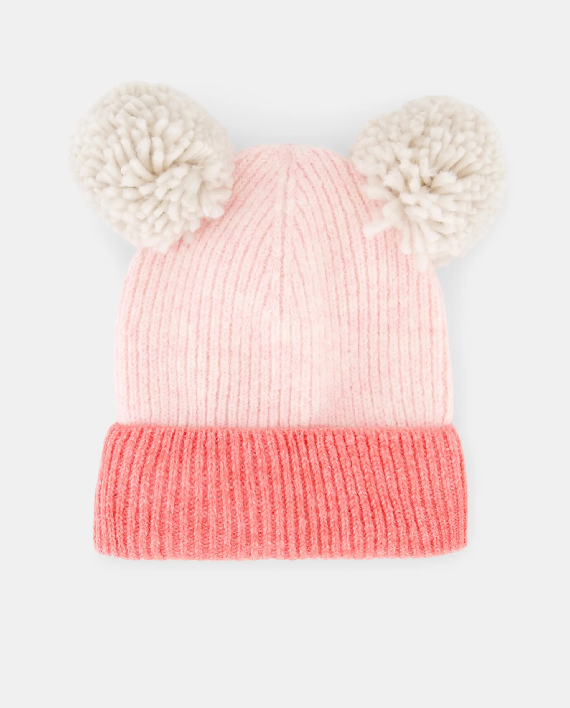 Двухцветная детская шапочка с помпонами Baby El Corte Inglés, розовый
Двухцветная детская шапочка с помпонами Baby El Corte Inglés, розовый