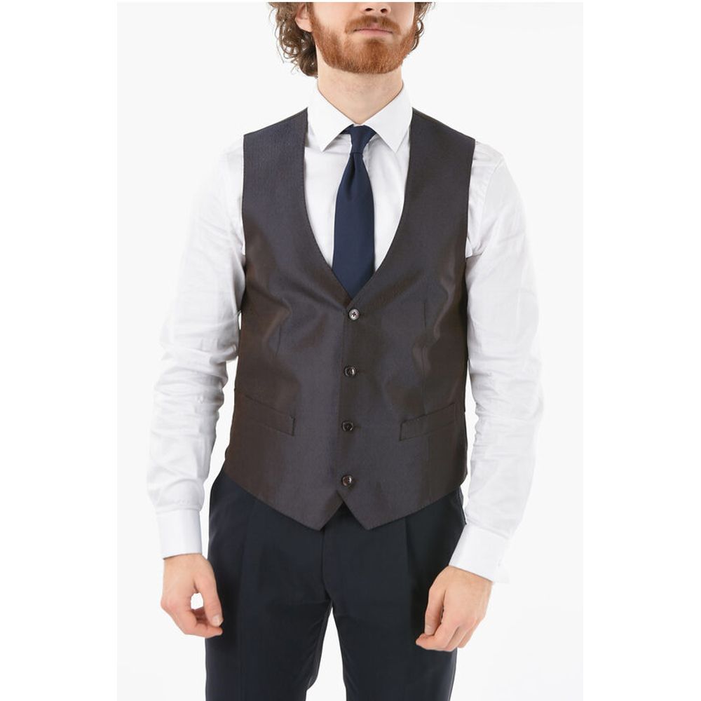 Шелковый жилет ACADEMY CERIMONIA на 4 пуговицах Corneliani, Brown, Коричневый, Шелковый жилет ACADEMY CERIMONIA на 4 пуговицах Corneliani, Brown 
Шелковый жилет ACADEMY CERIMONIA на 4 пуговицах Corneliani, Brown, Коричневый, Шелковый жилет ACADEMY CERIMONIA на 4 пуговицах Corneliani, Brown