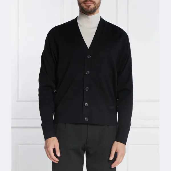 Кардиган комфортного кроя из шерсти мериноса Calvin Klein, черный
Кардиган комфортного кроя из шерсти мериноса Calvin Klein, черный