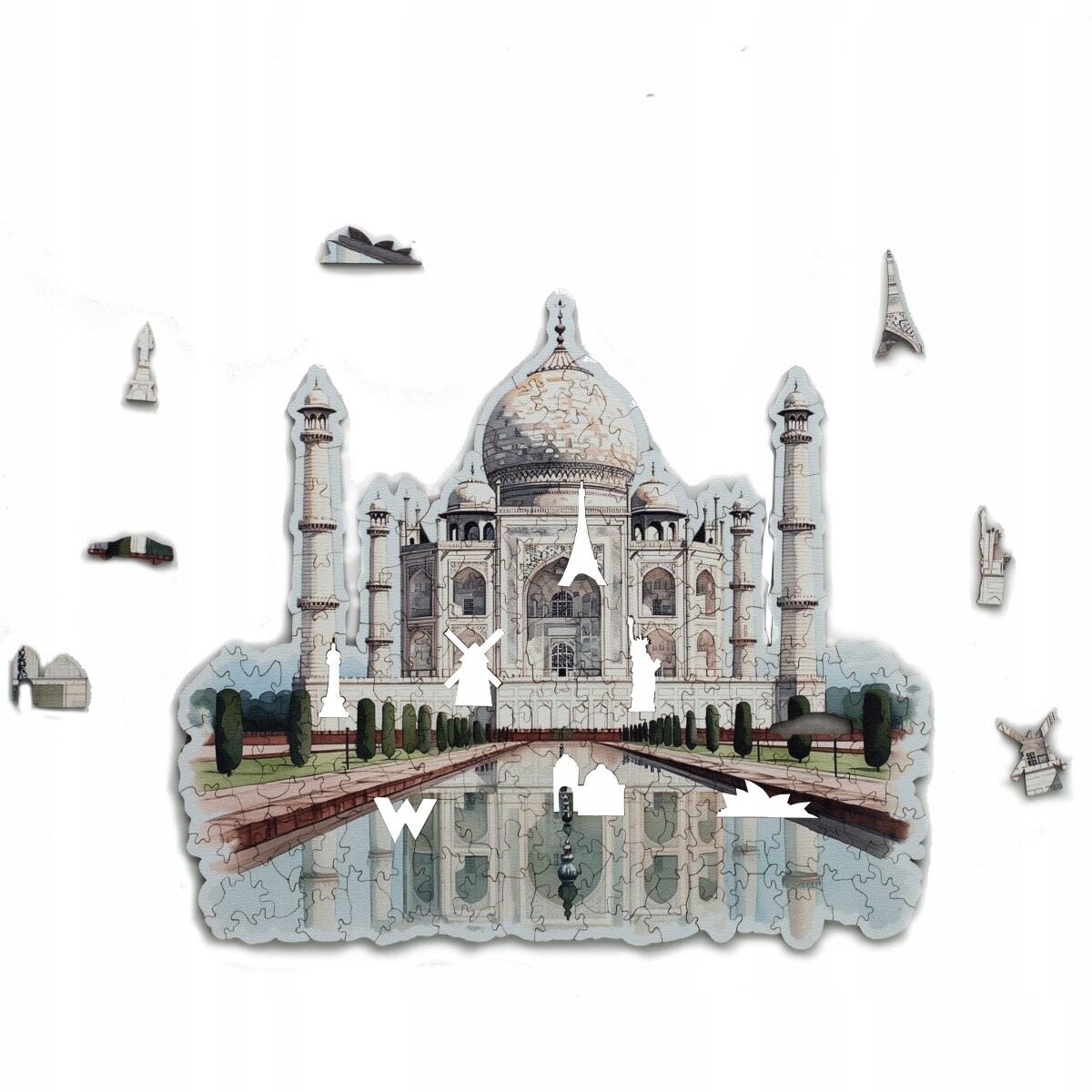 Деревянный пазл Таджмахал 160 деталей Сложный пазл L Wood You Do
Деревянный пазл Таджмахал 160 деталей Сложный пазл L Wood You Do