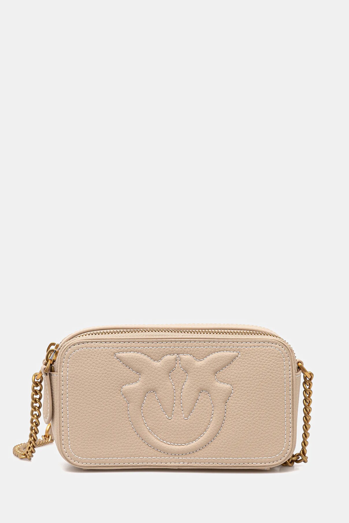 Сумочка из кожи Pinko, бежевый
Сумочка из кожи Pinko, бежевый