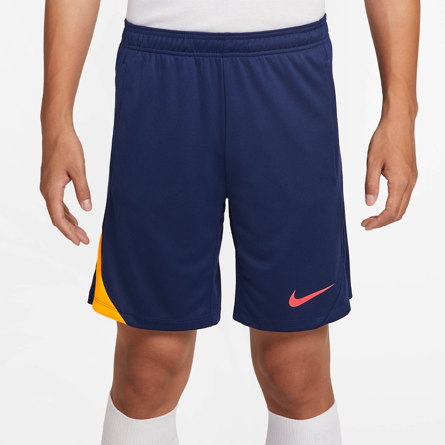 Футбольные шорты Nike Strike Dri-Fit 'Blue Void Laser Orange'
Футбольные шорты Nike Strike Dri-Fit 'Blue Void Laser Orange'