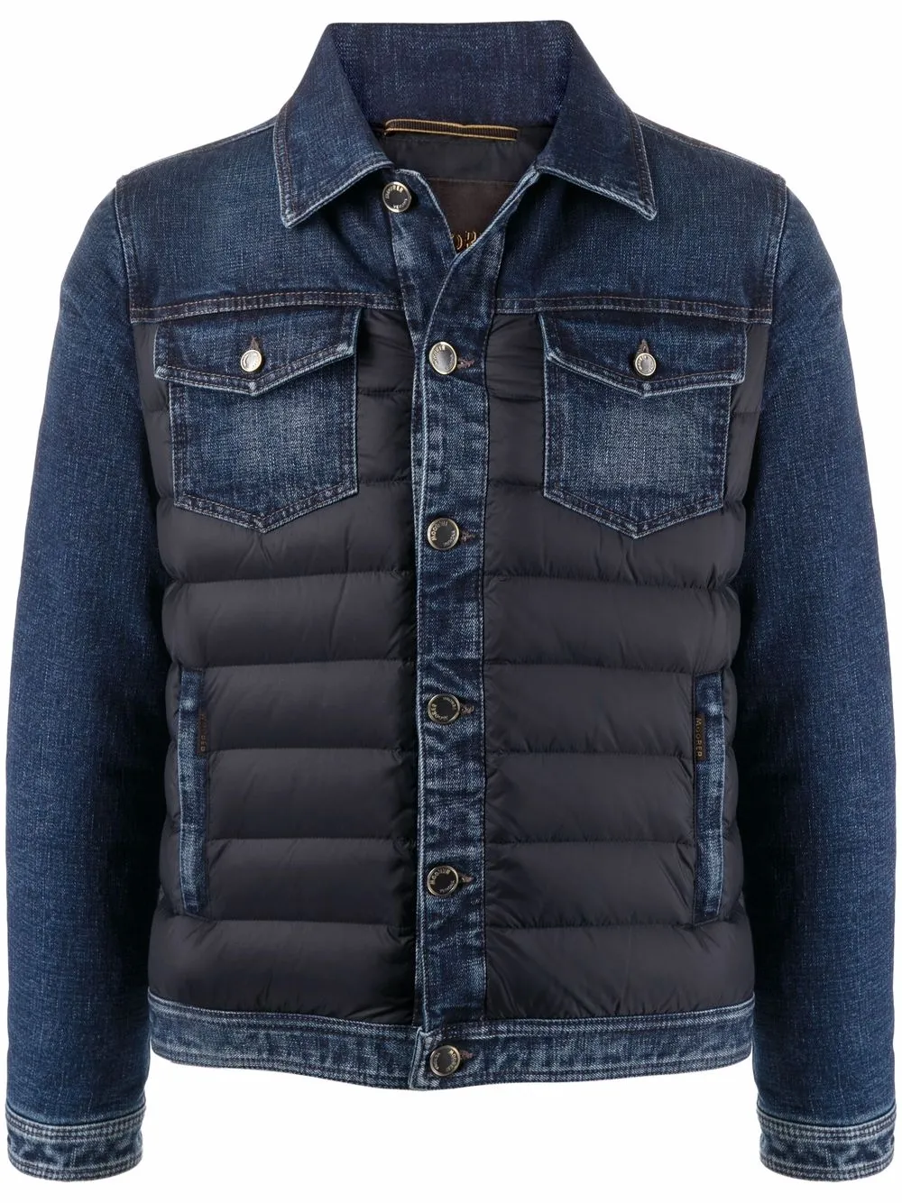 Джинсовая куртка Mondor-104S с дутыми вставками Moorer, синий
Джинсовая куртка Mondor-104S с дутыми вставками Moorer, синий