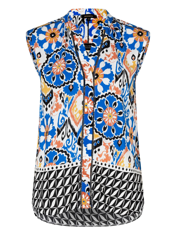 Блузка с принтом в виде орнаментальной каймы More & More
Блузка с принтом в виде орнаментальной каймы More & More