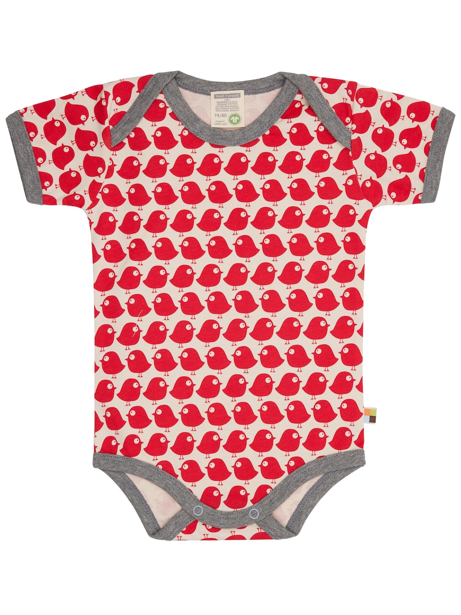 Комбинезон/боди loud + proud Vögel, ярко-красный
Комбинезон/боди loud + proud Vögel, ярко-красный