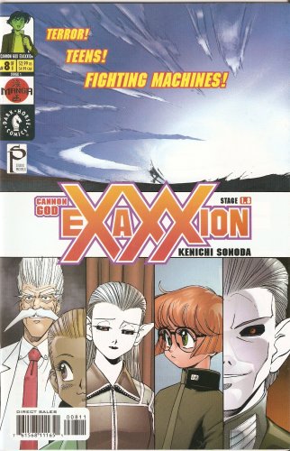 Cannon God Exaxxion #8 Stage 1.8 June 2002 (Dark Horse Comics)
Cannon God Exaxxion #8 Stage 1.8 June 2002 (Dark Horse Comics)