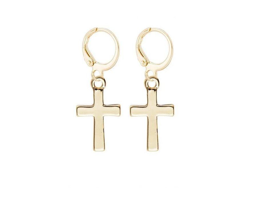 Серьги-подвески в виде креста Hollywood Sensation, Gold
Серьги-подвески в виде креста Hollywood Sensation, Gold