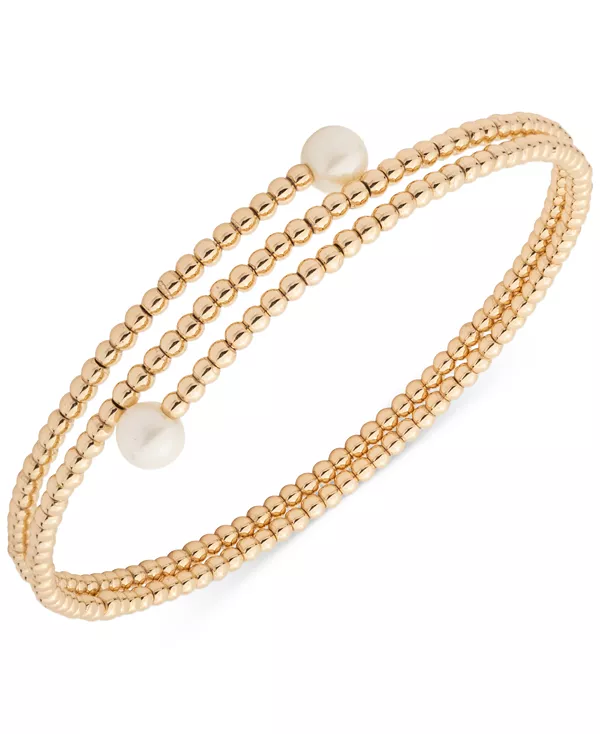 Браслет-Манжета с золотистым искусственным жемчугом Lauren Ralph Lauren, white
Браслет-Манжета с золотистым искусственным жемчугом Lauren Ralph Lauren, white