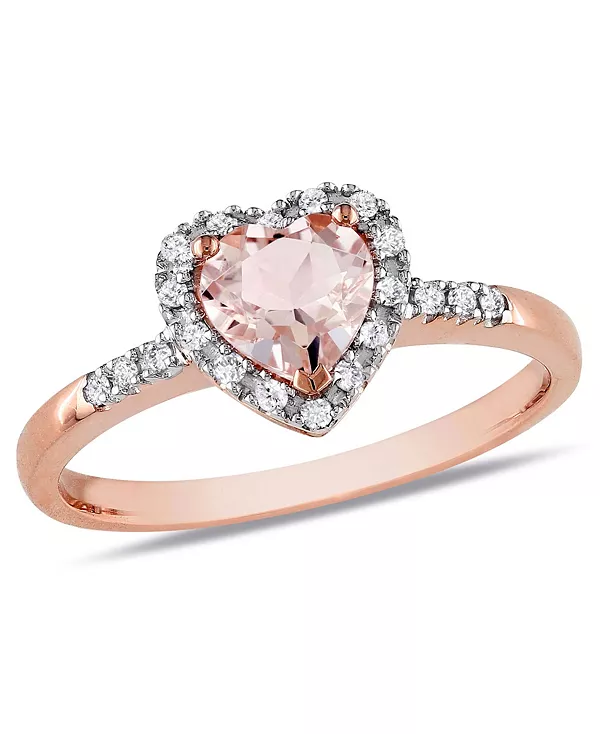 Кольцо-Сердце с морганитом и бриллиантами Macy'S, pink
Кольцо-Сердце с морганитом и бриллиантами Macy'S, pink